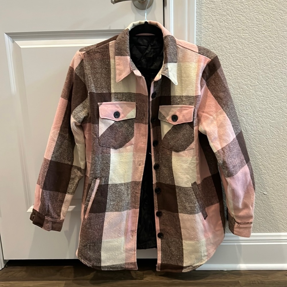 Plaid shacket